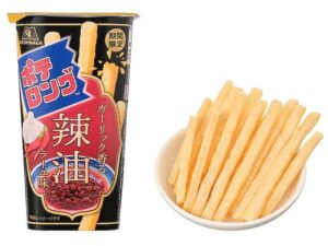 森永 ポテロング ガーリック香るラー油味 セブン-イレブン