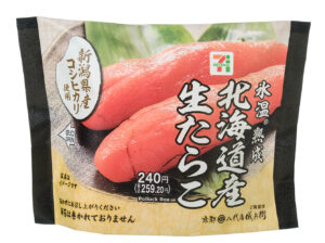 新潟県産コシヒカリおむすび 北海道産生たらこ セブン-イレブン
