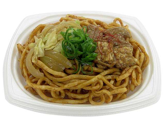 味噌だれホルモン焼うどん