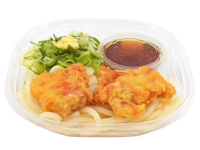 鶏天ぶっかけうどん