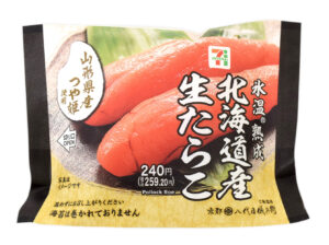 山形県産つや姫おむすび 北海道産生たらこ セブン-イレブン