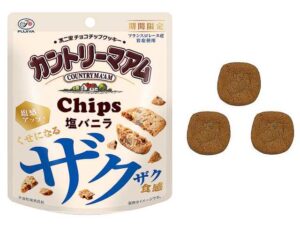 不二家 カントリーマアムチップス 塩バニラ パウチ セブン-イレブン