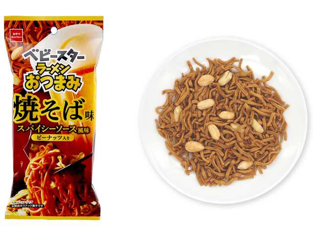 ベビースターラーメンおつまみ 焼そば味スパイシーソース風味