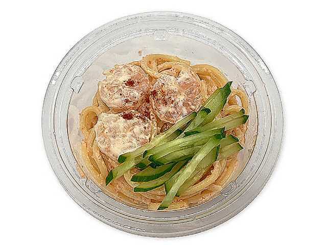 海老とかねふく明太のスパゲティサラダ
