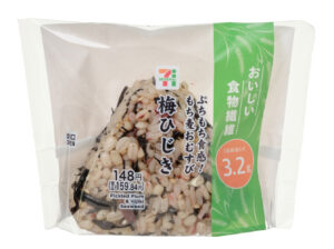 ぷちもち食感!もち麦おむすび 梅ひじき セブン-イレブン