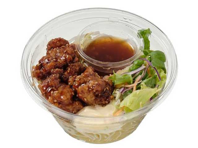甘辛鶏唐揚げのパスタサラダ