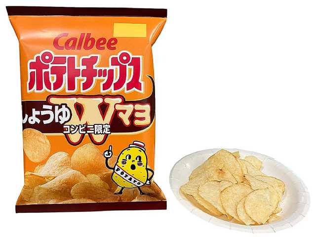 カルビーポテトチップス しょうゆWマヨ