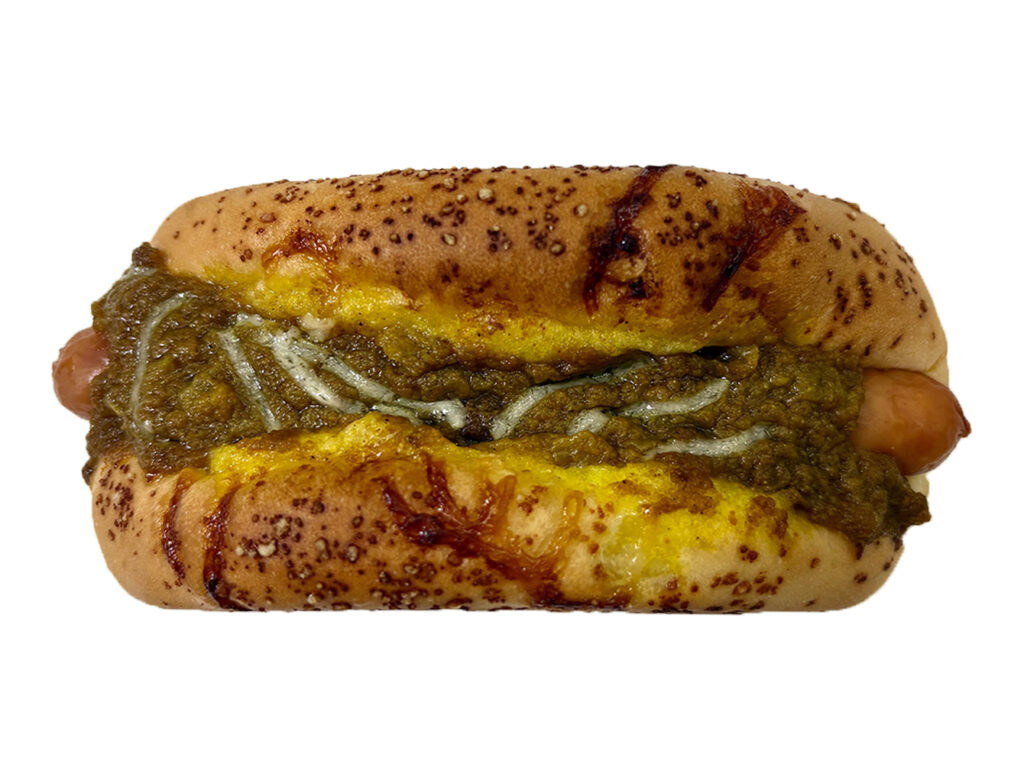 スパイス香るカレーソーセージドッグ