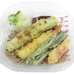 よくばり4種天ぷらの冷かけそば
