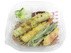 よくばり4種天ぷらの冷かけそば セブン-イレブン