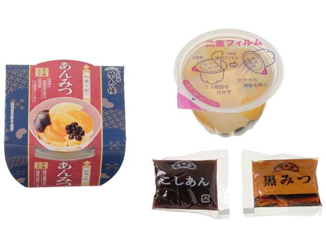 榮太樓 和菓子屋のあんみつ