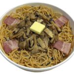 3種きのこのバター醤油パスタ 三重県産舞茸使用