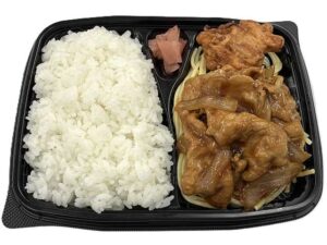 豚ロース生姜焼き&唐揚げ弁当 セブン-イレブン