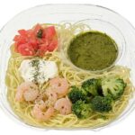冷製パスタ 海老とブロッコリーのバジル