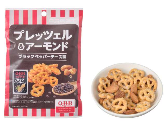 クリート プレッツェル&アーモンド ブラックペッパーチーズ味