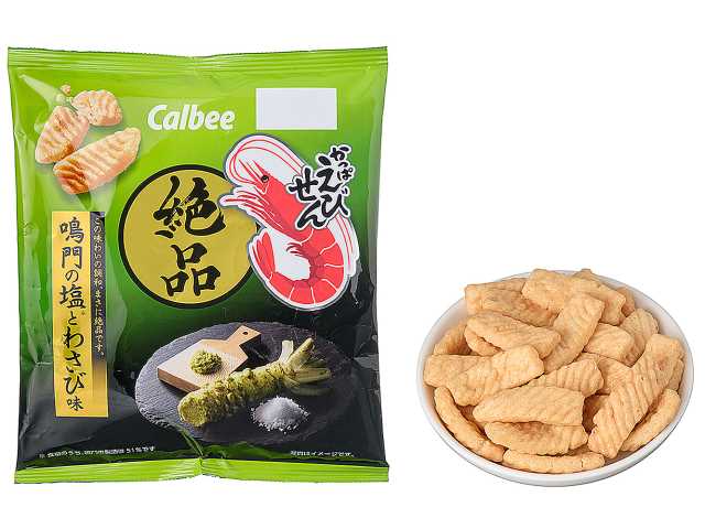 カルビー 絶品かっぱえびせん 鳴門の塩とわさび味