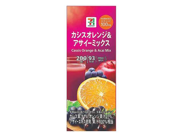 7プレミアム カシスオレンジ&アサイーミックス 200ml