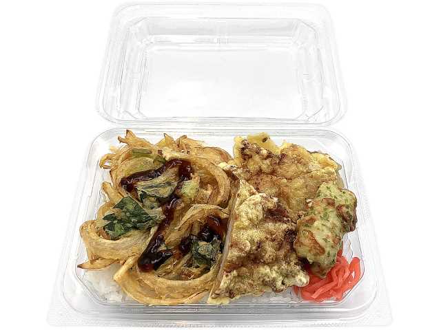和風パック弁当 野菜かき揚げ&鶏天