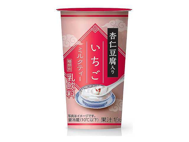 安曇野 杏仁豆腐入りいちごミルクティー 210g