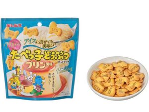 ギンビス ミニたべっ子どうぶつ プリン風味 パウチ セブン-イレブン