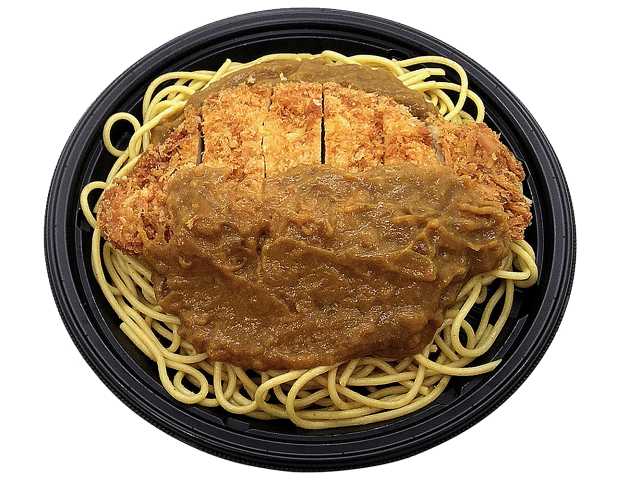 カツカレースパゲティ